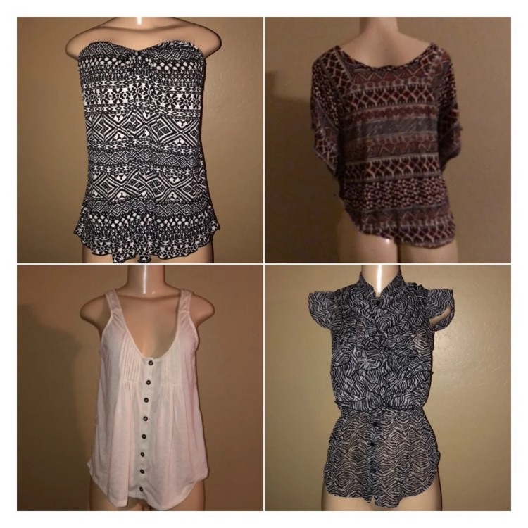 4 Medium Blouses